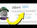 my roblox account got hacked...
