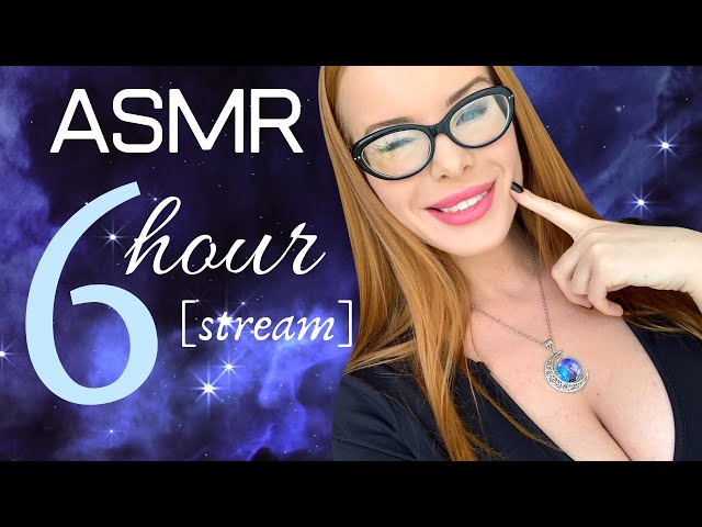 ASMR [STREAM] ❤️ 6 hour sleep relaxation 🌙 Ear Licking 👅 3Dio 🎤🎧
