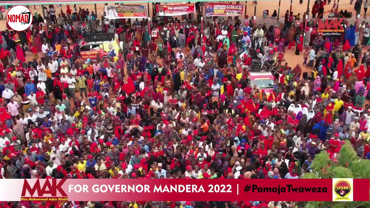 LIVE : UDM rally in Rhamu town, Mandera North.