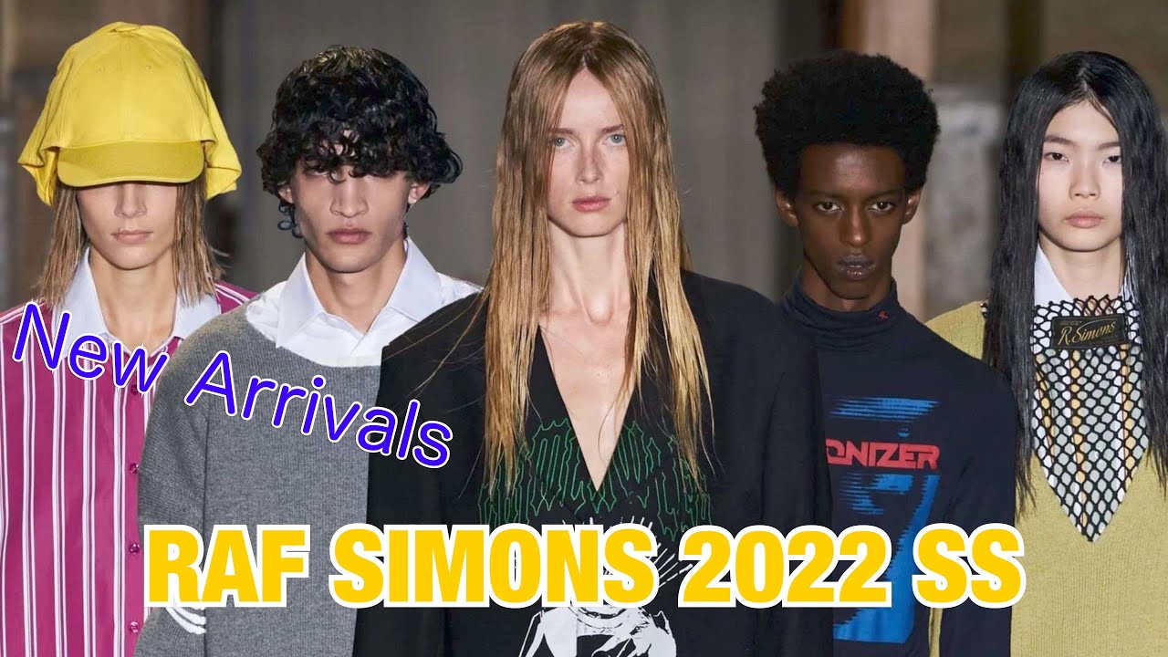 RAF SIMONS 2022年春夏 第一便入荷しました！ - YouTube