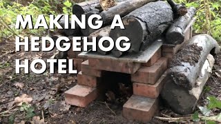 Making a Hedgehog Hotel