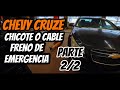 Como cambiar cable o chicote del freno de mano en Chevrolet Cruze