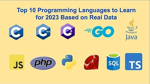 Top 10 programming languages to learn for 2023 based on real data