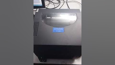 Citizen printer Label n Ribbon change{ Citizen CL- S621}