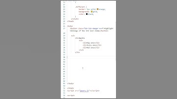Dom Traversal  The siblings Method in Jquery #javascript #jquery #webdesign #html #css #shorts
