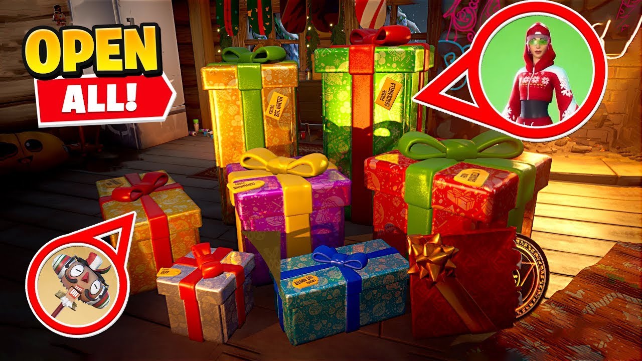All 2022 Fortnite Winterfest Presents OPENED YouTube All 2022 Fortnite Winterfest Presents OPENED YouTube