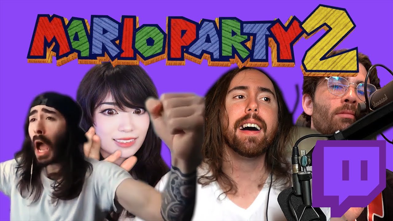Twitch Streamers Play Mario Party 2 [AI Generated Voices] - YouTube