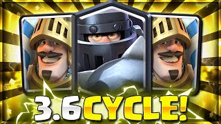 CAN’T STOP THIS!! 3.6 MEGA KNIGHT PRINCE CYCLE IN CLASH ROYALE!!