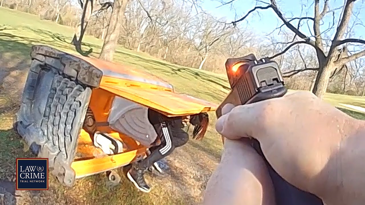 Bodycam: Golfer Traps Suspect in Port-a-Potty During Police Chase