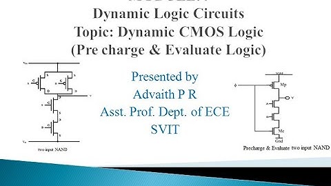 MODULE 4_Precharge and Evaluate logic