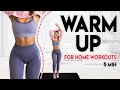 WARM UP BEFORE YOUR WORKOUT (full body routine) | 5 minutes