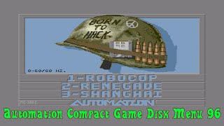 Atari ST E Automation Compact Games Disk Menu 96