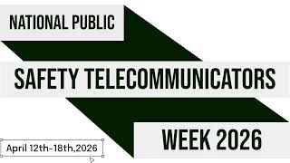 9-1-1 Dispatch Week 2026