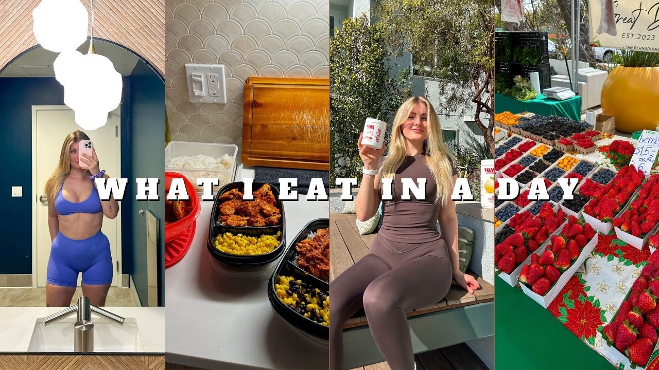 What I Eat in a Day in a Calorie Deficit + Weekly Meal Prep | High ...