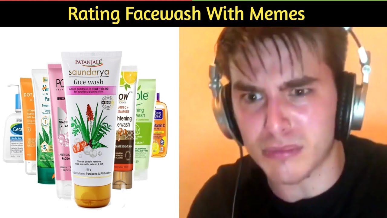 Facewash Ranking With Funny Memes | Best FACEWASH ✅ Review | Part 1| Best Skincare Products |
