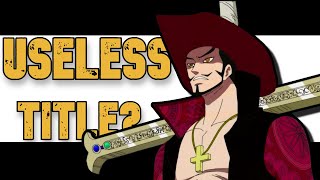 Can Mihawk Actually Beat Shanks?