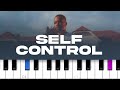 Frank Ocean - Self Control  (piano tutorial)