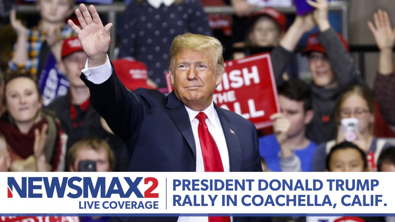 LIVE: President Donald Trump Rally in Coachella, California | NEWSMAX2