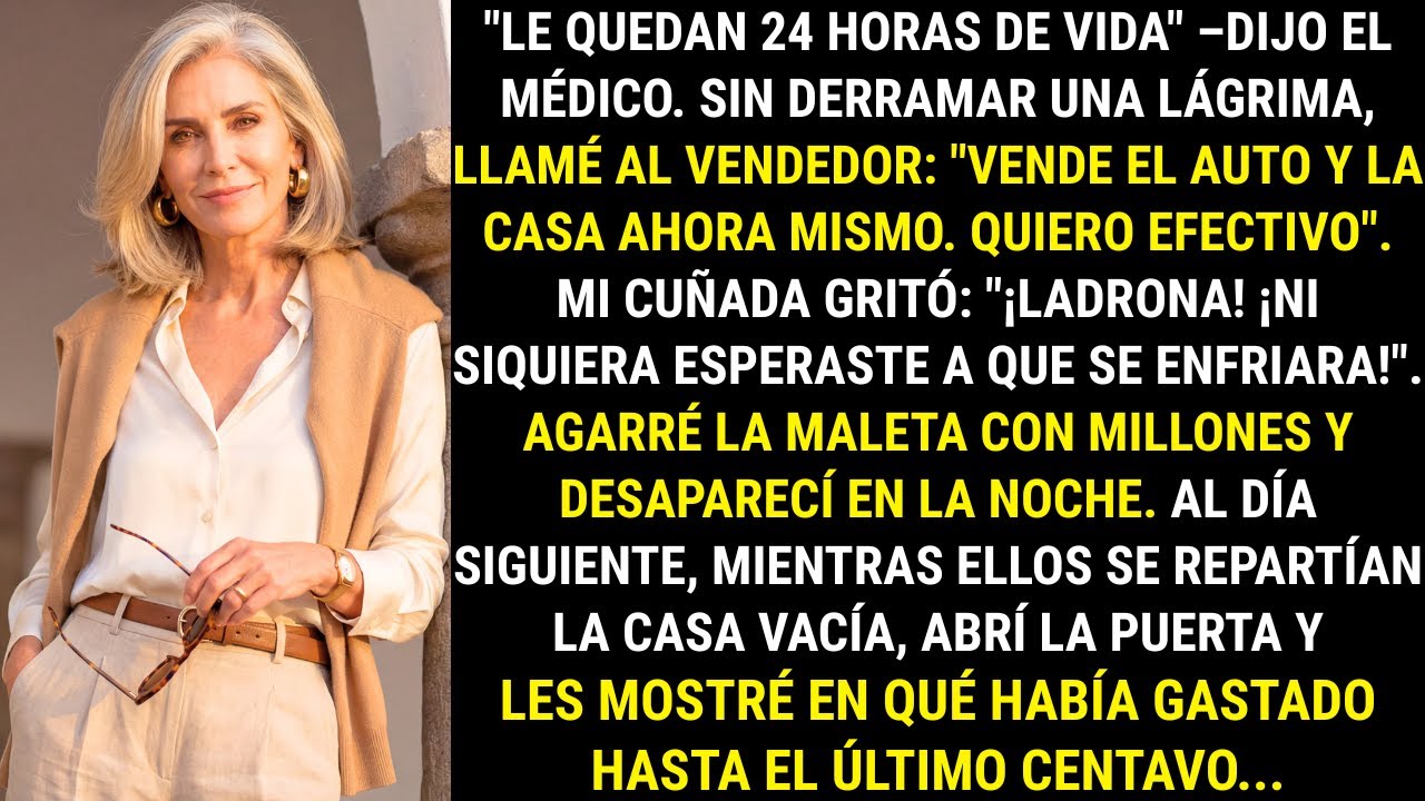 El Médico Le Dio 24 Horas. Vendí La Casa Y El Auto Mientras La Familia Gritaba '¡LADRONA!'. Pero...