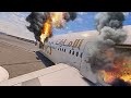 दुबई में तबाही, जलकर राख हो गया प्लेन. || Emirates Flight 521