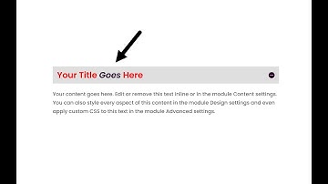 Applying different styles within a Toggle Title - DiviMenus