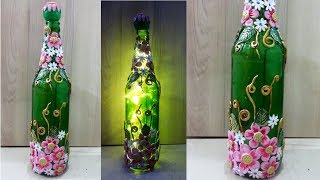 Hello everyone, i hope you are doing well. in this tutorial we will
see how to make beautiful antique looking bottle art using glass and
clay. th...