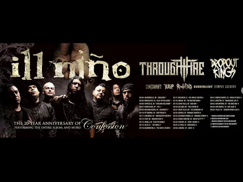 Ill Niño 20th Anniv. tour for “Confession” w/ Through Fire and Dropout Kings