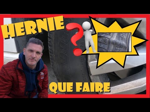 "TUTO" Hernie Pneus Voiture - QUE FAIRE ❓