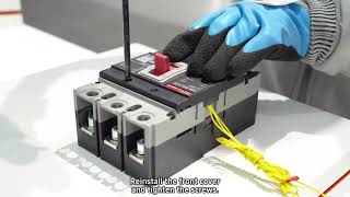 How to Install Auxiliary & Alarm Contacts for HUYU HYM3 MCCB | Step-by-Step Guide 环宇塑壳断路器附件安装演示