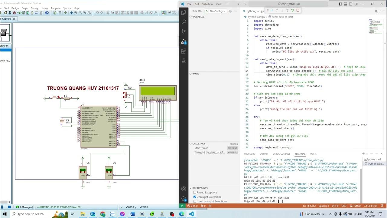 PYTHON_UART - YouTube