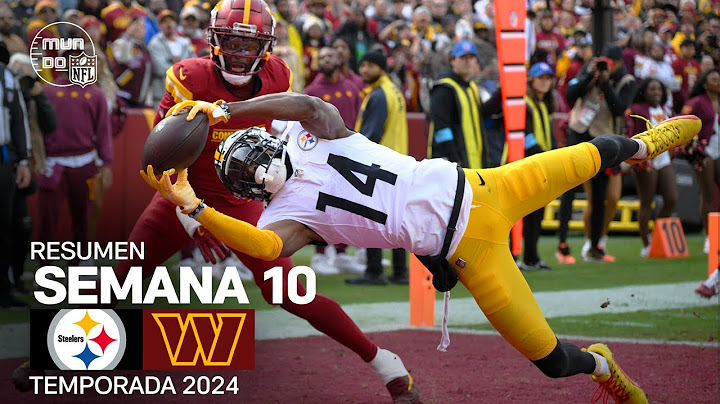 Pittsburgh Steelers vs. Washington Commanders | Resumen en español - Semana 10 | NFL Highlights 2024