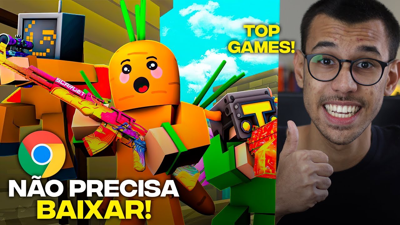 10 Jogos de NAVEGADOR pra PC FRACO e GRATUITOS (SEM BAIXAR PRA