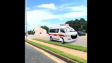 Farting Ambulance "Siren Horn" Sound Variations #shorts