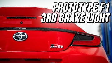 2022 GR86 & BRZ PROTOTYPE F1 3rd Brake Light