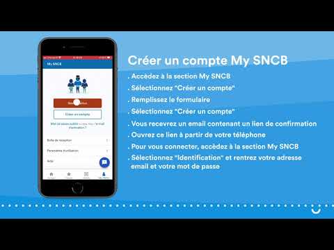 SNCB App - Créer un compte My SNCB
