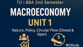Macro Economics Unit 1|complete syllabus | | BBA 2nd Sem TU||