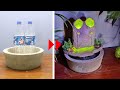 (DIY) LED Water Fountain using Plastic Bottles (Very Easy)