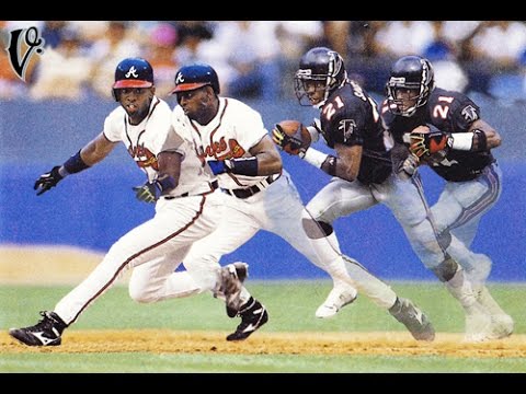 Deion Sanders - Atlanta Braves Highlights (pt. 1) 