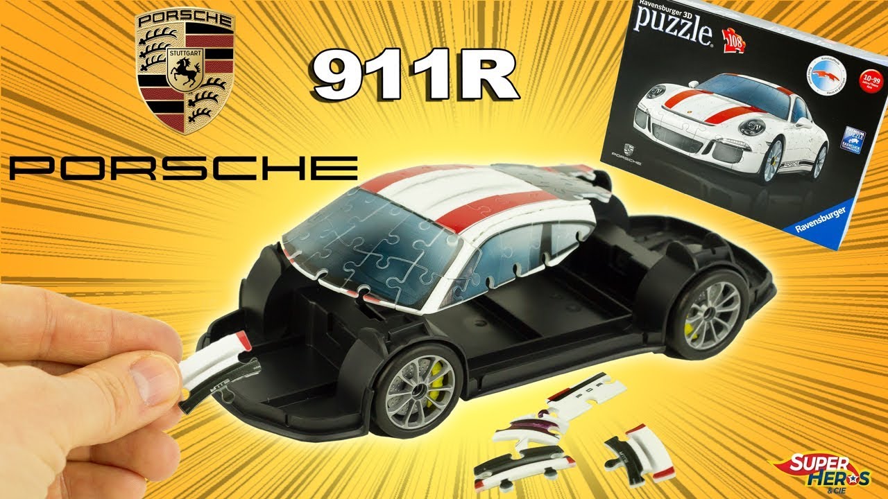 Je construis une Porsche 911R en Puzzle 3D Ravensburger 