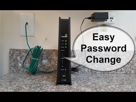 How to change Wifi password Windows 10!  - CenturyLink DSL Modem Router - It&rsquo;s Easy!