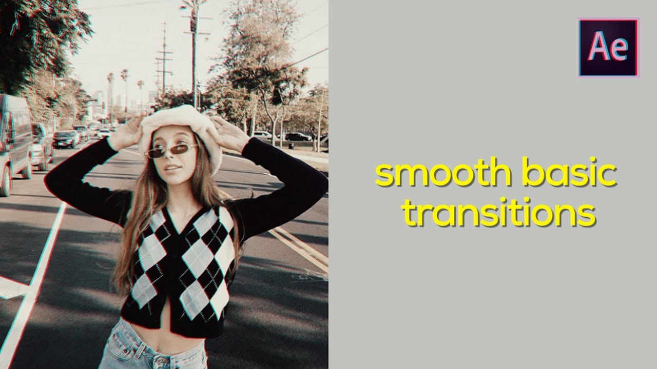 smooth basic transitions | after effects tutorial - YouTube