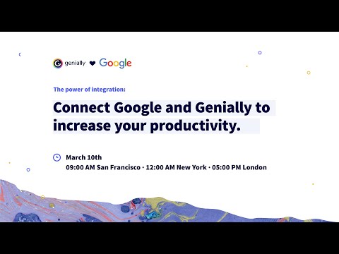 The power of integration: Connect Google and Genially to increase your productivity.