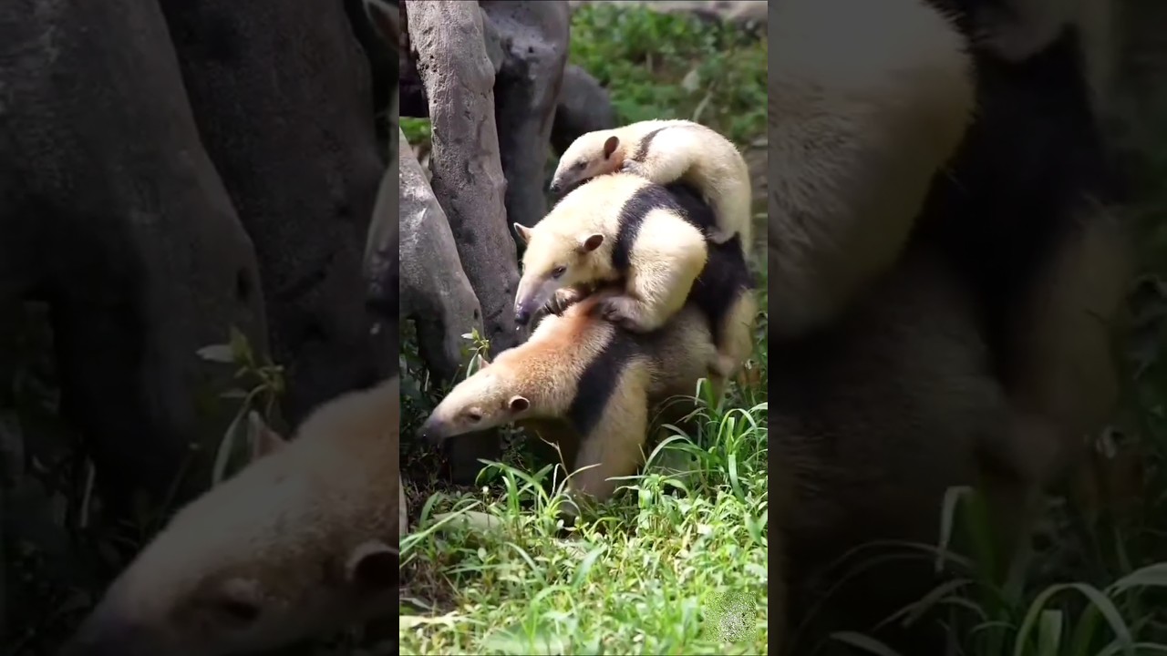 Anteaters are toothless hunters with super tongues. 