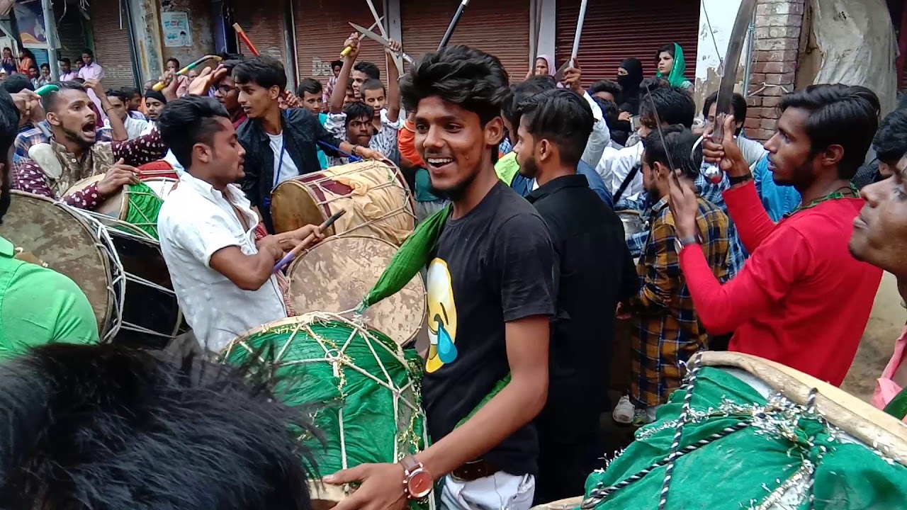 Muharram ka jaloosh in gorakhpur golghr nakhas