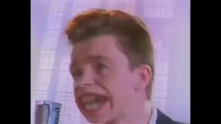 Never Gonna Give You Up Voice Crack 1 Hour