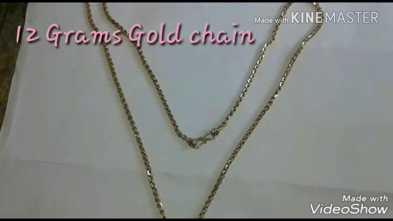 12 Grams Gold chain Venkateswara Swamy Dollar YouTube