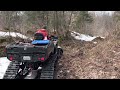 Canam Outlander 6x6 - Springtime with tracks