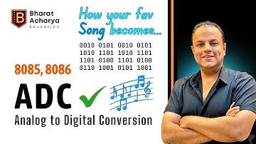 ADC: De verborgen technologie achter digitale audio | 8086 ADC-interface | Bharat Acharya