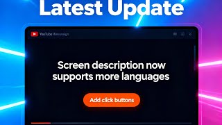 Talk back latest update. Screen description now supported more languages must watch