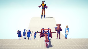 WOLVERINE vs EVERY FACTION - Totally Accurate Battle Simulator TABS